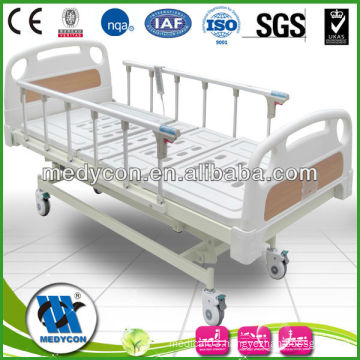 3-motor electric hospital bed with center control lock